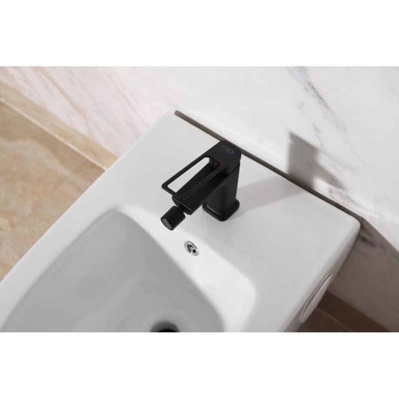 Смеситель для биде Gid Cascada Niagara L057BMB, черный матовый