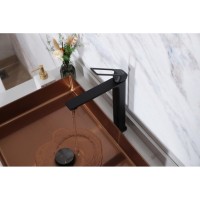 Смеситель для раковины Gid Cascada Niagara L057BMD, черный матовый