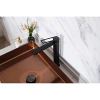 Смеситель для раковины Gid Cascada Niagara L057BMD, черный матовый