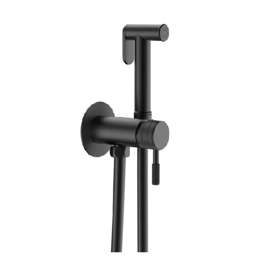 Гигиенический душ Gid Edessa L070BMGD, со смесителем, черный матовый