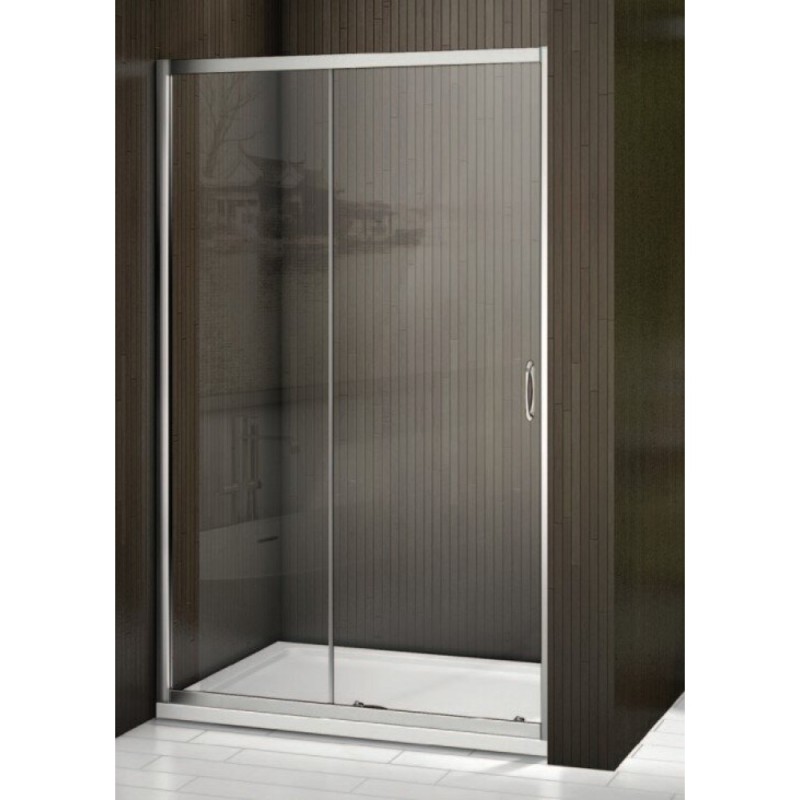 Душевая дверь в нишу Good Door Latte WTW-110-C-WE, 110 х 185 см, стекло прозрачное, белый, ЛА00008