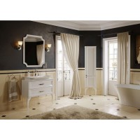 Зеркало Aqwella LaDonna LAD0207W 72 см, белый