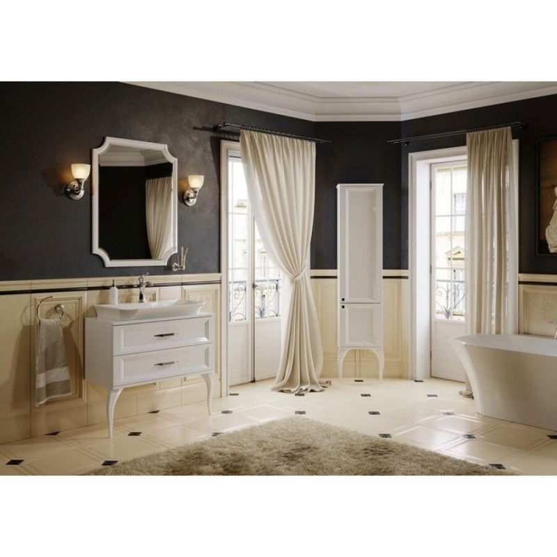 Зеркало Aqwella LaDonna LAD0207W 72 см, белый