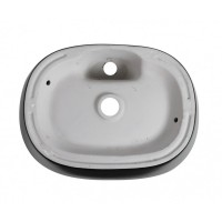 Раковина Aquanet накладная Lake-2-MB, 00273672, 50 см, керамика, черная матовая