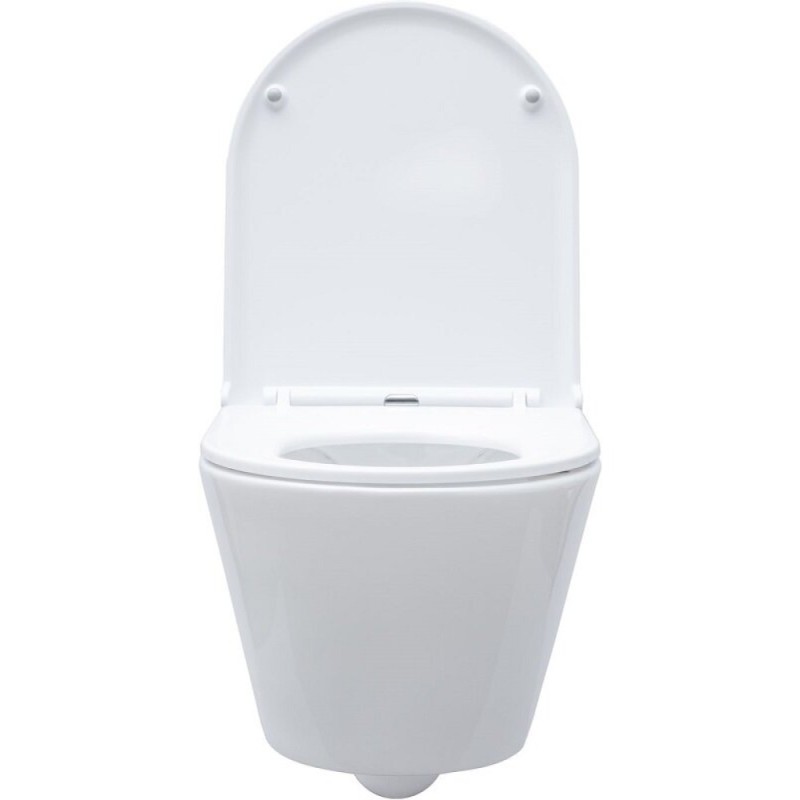 Подвесной безободковый унитаз Aquanet LAKE-W 316461, цвет белый