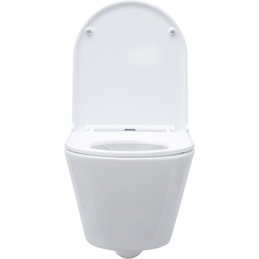 Подвесной безободковый унитаз Aquanet LAKE-W 316461, цвет белый