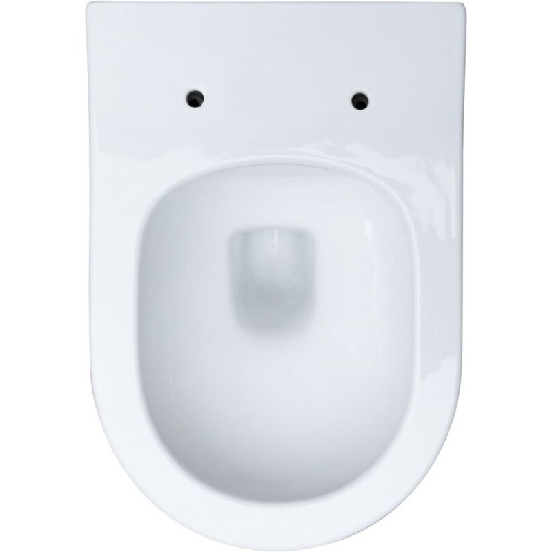 Подвесной безободковый унитаз Aquanet LAKE-W 316461, цвет белый