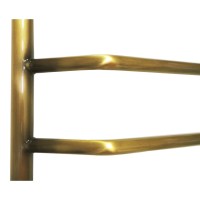 Полотенцесушитель электрический, Domoterm Лаура П12 50 x 98.5, подключение снизу, L/R, античная бронза