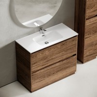Тумба под раковину Sancos Libra Floor LB100FECH, 100 см, напольная, дуб чарльстон