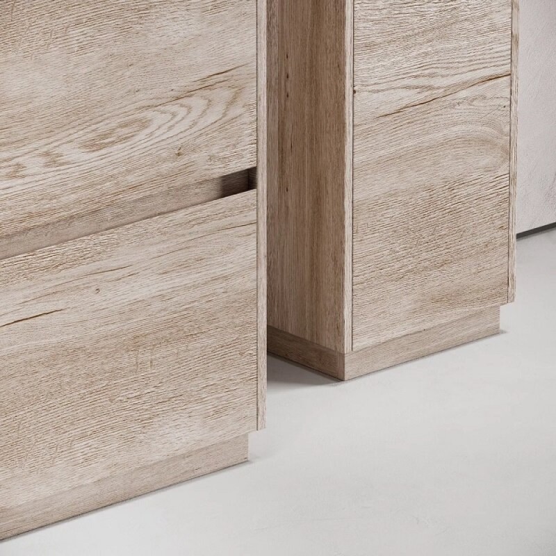 Тумба под раковину Sancos Libra Floor LB100FEG, 100 см, напольная, дуб галифакс натуральный