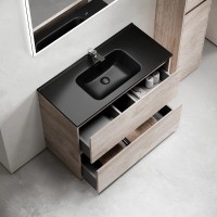 Тумба под раковину Sancos Libra Floor LB100FEG, 100 см, напольная, дуб галифакс натуральный