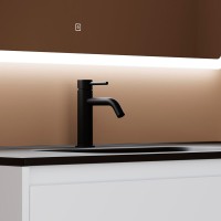Тумба под раковину Sancos Libra 100, подвесная, белый глянец, LB100W