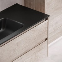 Тумба под раковину Sancos Libra LB120-1EG, 120 см, подвесная, цвет дуб галифакс натуральный