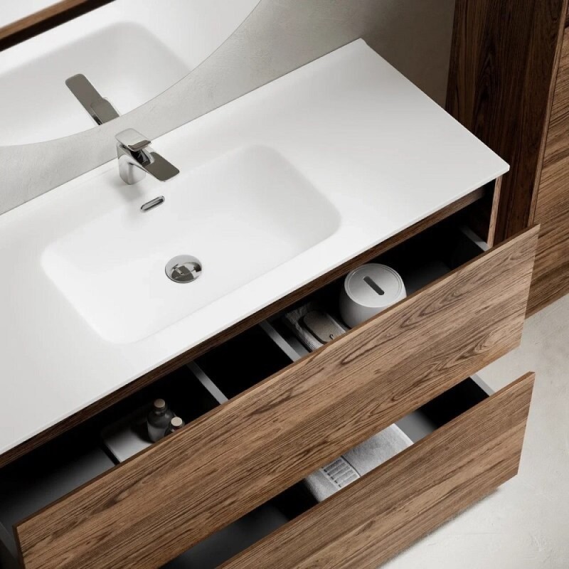 Тумба под раковину Sancos Libra Floor LB120F-1ECH, 120 см, напольная, дуб чарльстон