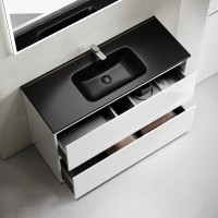 Тумба под раковину Sancos Libra Floor LB120F-1W, 120 см, напольная, цвет белый глянцевый