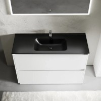 Тумба под раковину Sancos Libra Floor LB120F-1W, 120 см, напольная, цвет белый глянцевый