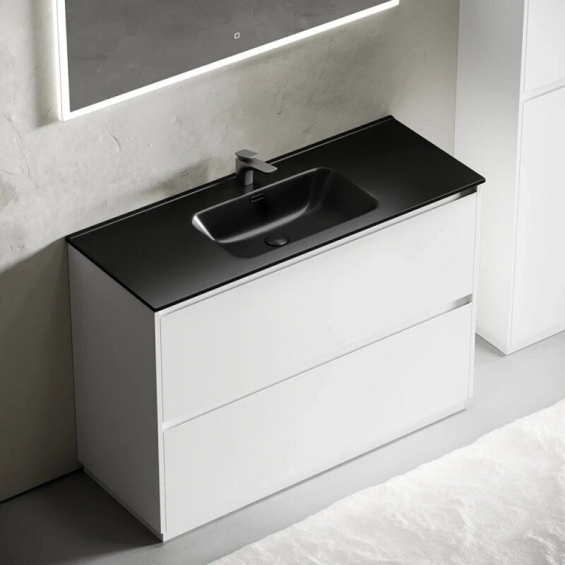 Тумба под раковину Sancos Libra Floor LB120F-1W, 120 см, напольная, цвет белый глянцевый