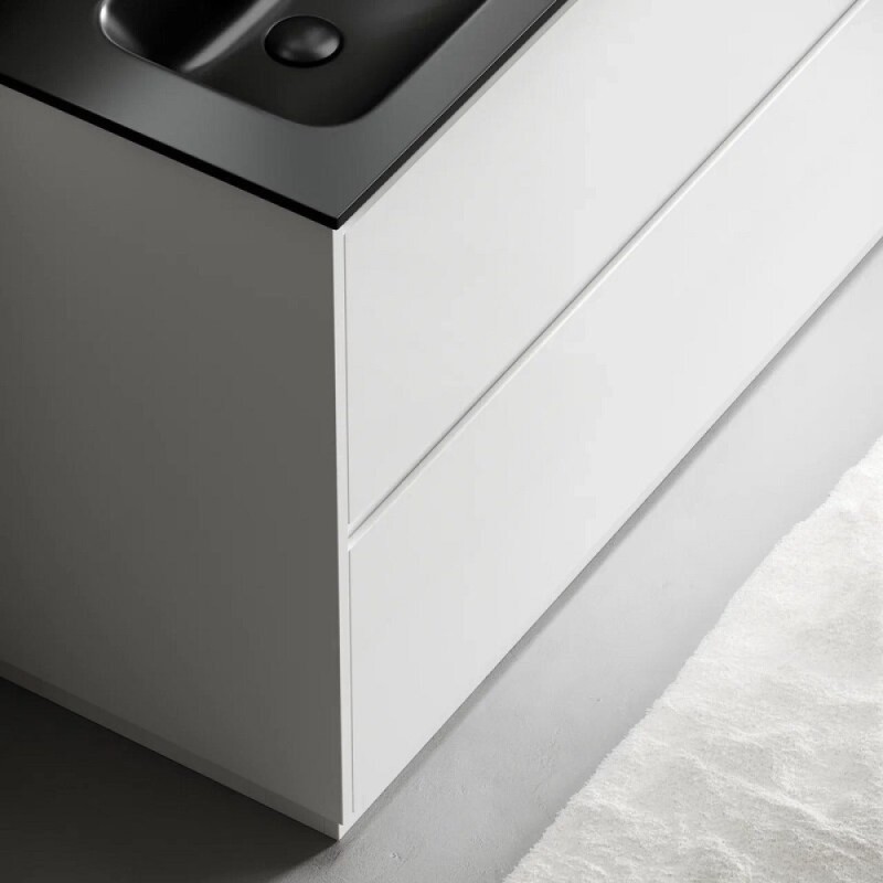 Тумба под сдвоенную раковину Sancos Libra Floor LB120F-2W, 120 см, напольная, цвет белый глянцевый