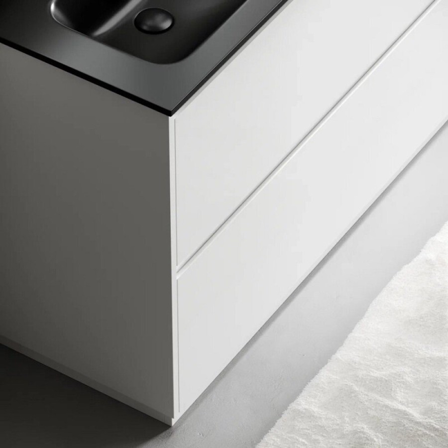 Тумба под сдвоенную раковину Sancos Libra Floor LB120F-2W, 120 см, напольная, цвет белый глянцевый