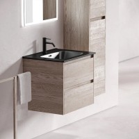 Тумба под раковину Sancos Libra LB60EG, 60 см, подвесная, цвет дуб галифакс натуральный