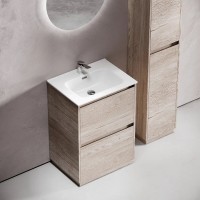 Тумба под раковину Sancos Libra Floor LB60FEG, 60 см, напольная, дуб галифакс натуральный