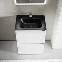 Тумба под раковину Sancos Libra Floor LB60FW, 60 см, напольная, цвет белый глянцевый