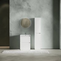 Тумба под раковину Sancos Libra Floor LB60FW, 60 см, напольная, цвет белый глянцевый