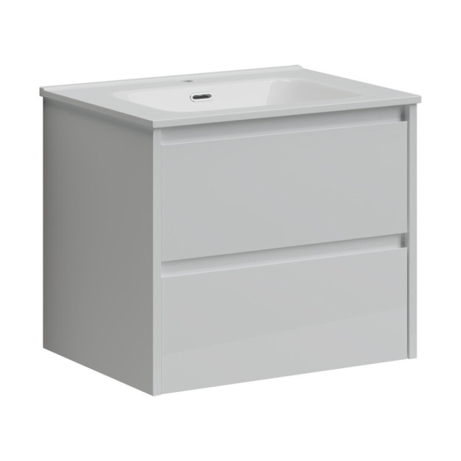 Тумба под раковину Sancos Libra LB60W 60, подвесная, белый глянец