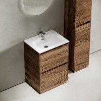 Тумба под раковину Sancos Libra Floor LB70FECH, 70 см, напольная, дуб чарльстон