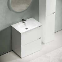 Тумба под раковину Sancos Libra Floor LB70FW, 70 см, напольная, цвет белый глянцевый