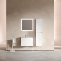 Тумба под раковину Sancos Libra LB70W, 70 см, подвесная, цвет белый