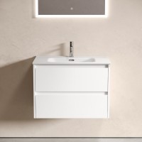 Тумба под раковину Sancos Libra LB70W, 70 см, подвесная, цвет белый