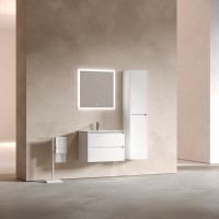 Тумба под раковину Sancos Libra LB70W, 70 см, подвесная, цвет белый