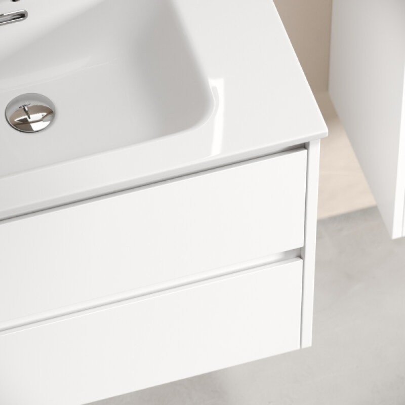 Тумба под раковину Sancos Libra LB70W, 70 см, подвесная, цвет белый