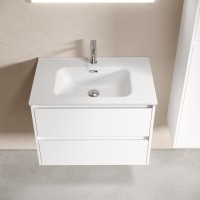 Тумба под раковину Sancos Libra LB70W, 70 см, подвесная, цвет белый