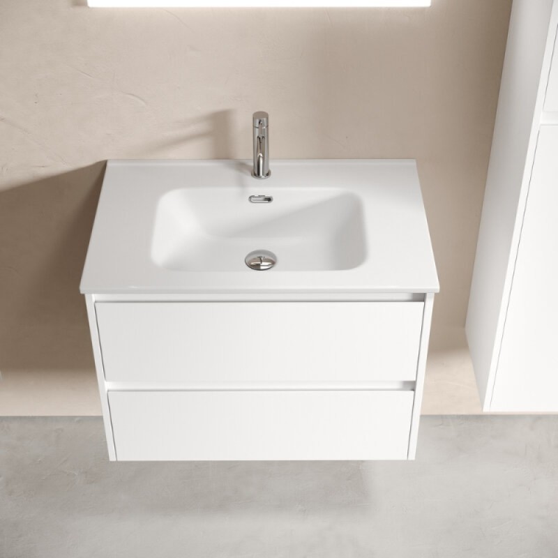 Тумба под раковину Sancos Libra LB70W, 70 см, подвесная, цвет белый