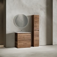 Тумба под раковину Sancos Libra Floor LB80FECH, 80 см, напольная, дуб чарльстон