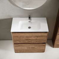 Тумба под раковину Sancos Libra Floor LB80FECH, 80 см, напольная, дуб чарльстон