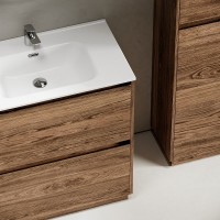 Тумба под раковину Sancos Libra Floor LB80FECH, 80 см, напольная, дуб чарльстон