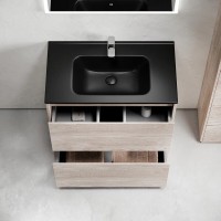 Тумба под раковину Sancos Libra Floor LB80FEG, 80 см, напольная, дуб галифакс натуральный