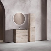 Тумба под раковину Sancos Libra Floor LB80FEG, 80 см, напольная, дуб галифакс натуральный