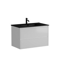 Тумба под раковину Sancos Libra LB80W 80, подвесная, белый глянец