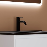 Тумба под раковину Sancos Libra LB80W 80, подвесная, белый глянец