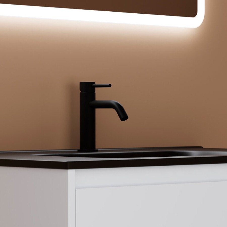 Тумба под раковину Sancos Libra LB80W 80, подвесная, белый глянец