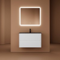 Тумба под раковину Sancos Libra LB80W 80, подвесная, белый глянец