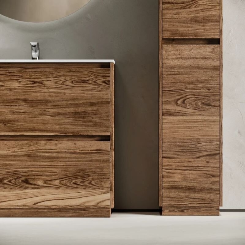 Тумба под раковину Sancos Libra Floor LB90FECH, 90 см, напольная, дуб чарльстон