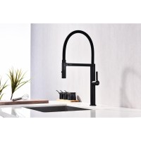 Смеситель Paulmark Leader Le214101-AN для кухонной мойки гибким изливом, антрацит