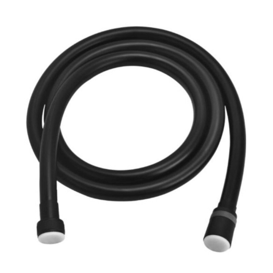 Душевой шланг Lemark LE8025P-Black 150 см, с функцией вращения лейки, ПВХ, черный