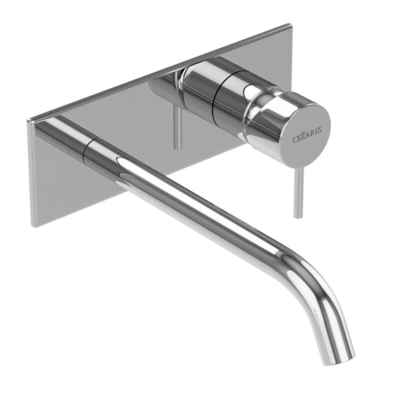 Смеситель для раковины Cezares LEAF-BLI1-20-L-01-W0, хром
