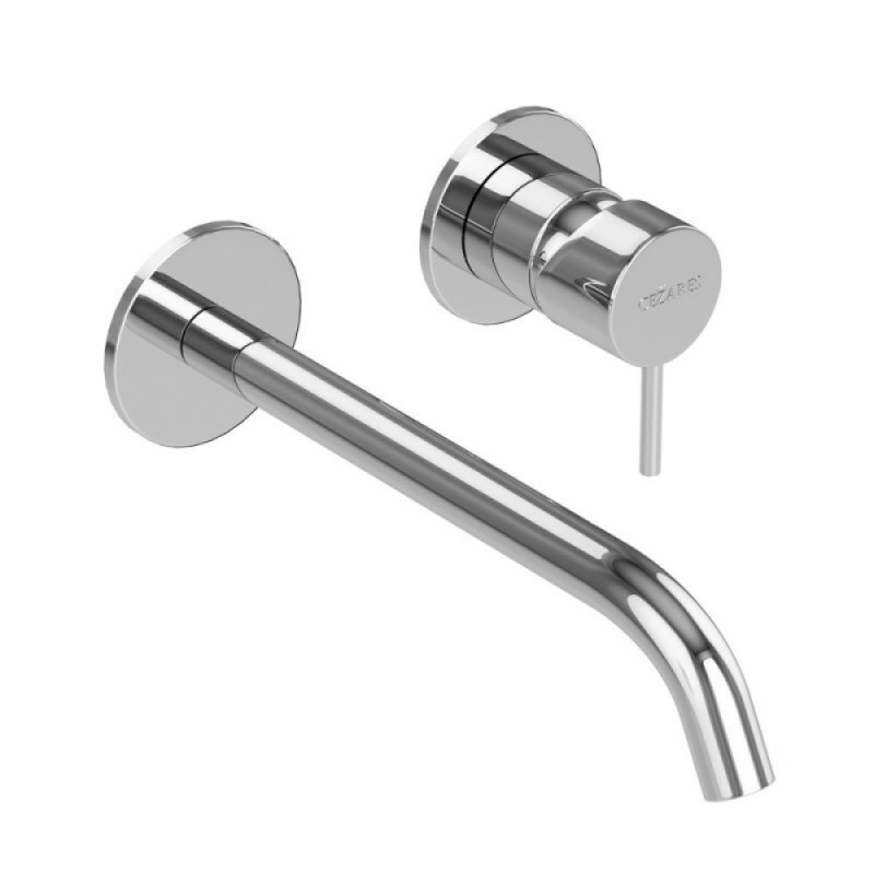Смеситель для раковины Cezares LEAF-BLI2-20-L-01-W0, хром